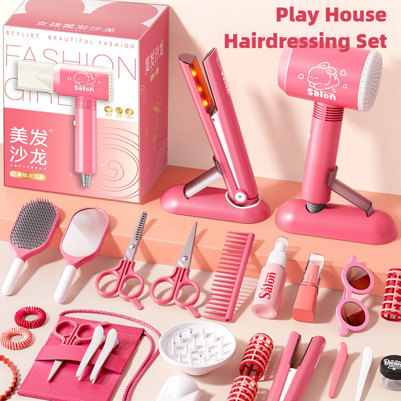 Beauty Makeup Kit For Kids - Girls Beauty Salon Set Kids Hair