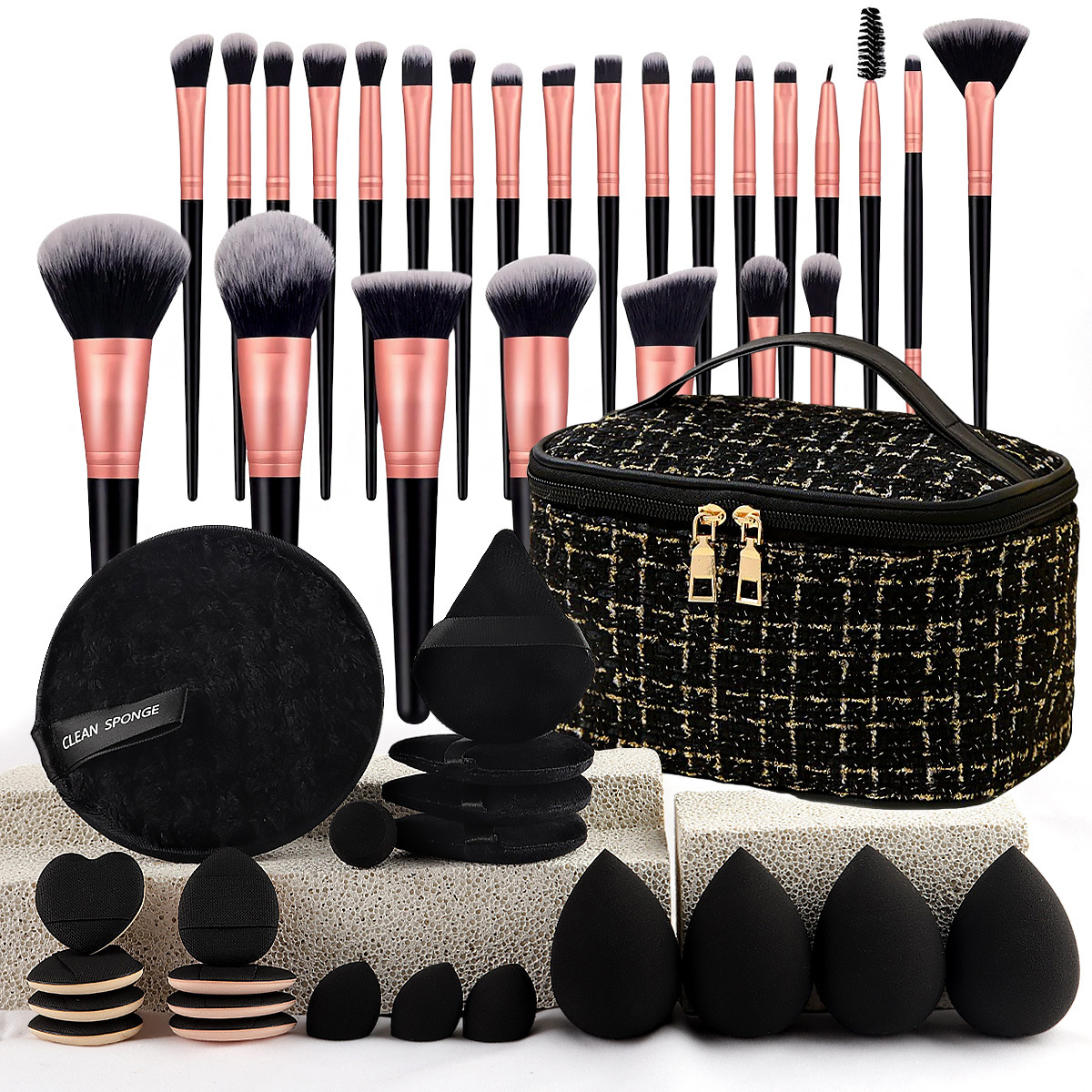 Beauty Makeup Tools - Makeup Brush Set Chic Fragrance Style