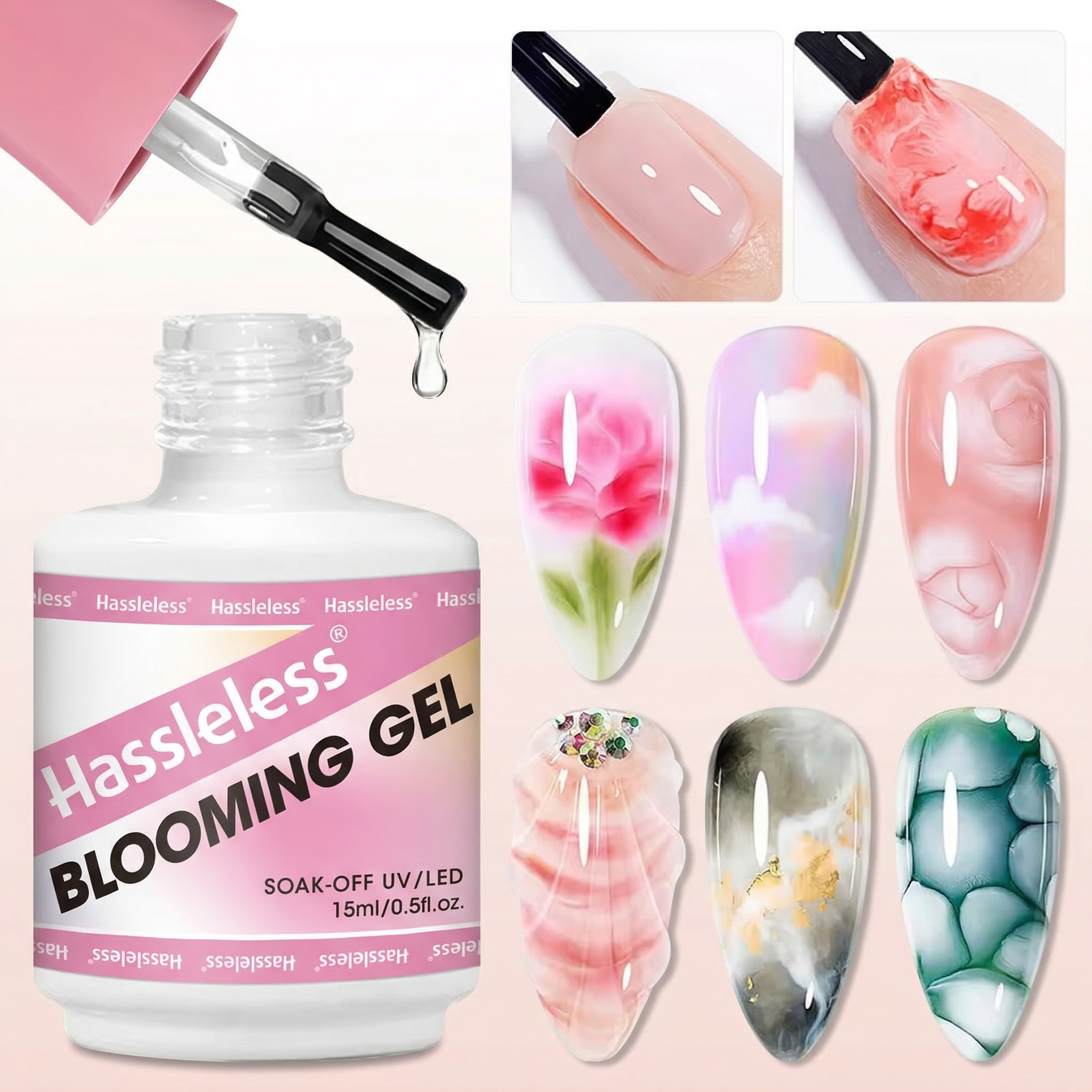 Nail Dehydrator Primer - This 15ml nail blooming gel is