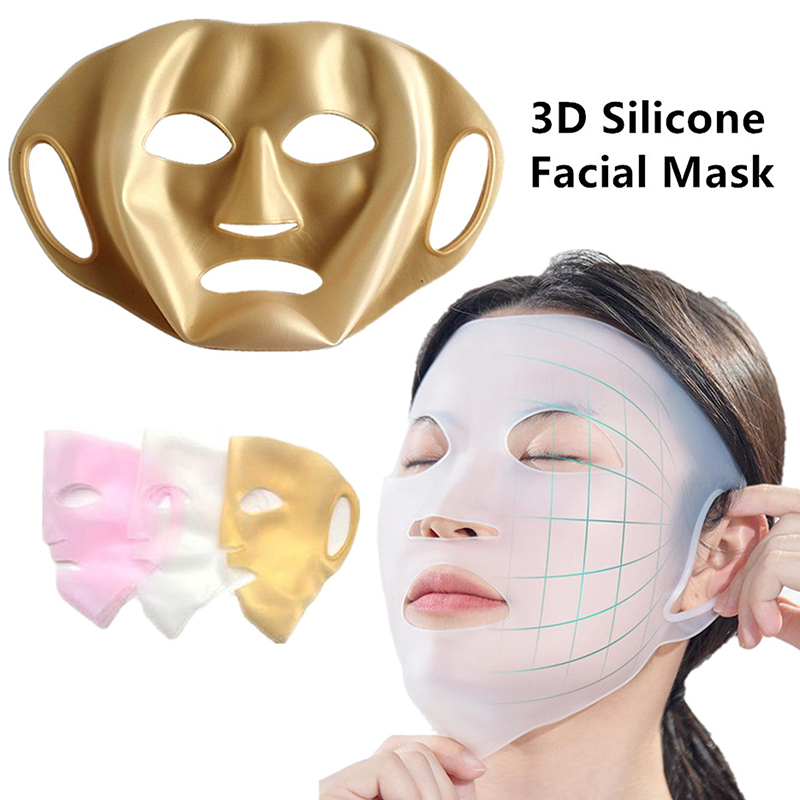 Sheet Face Mask Pack - 3D Silicone Facial Mask for Women