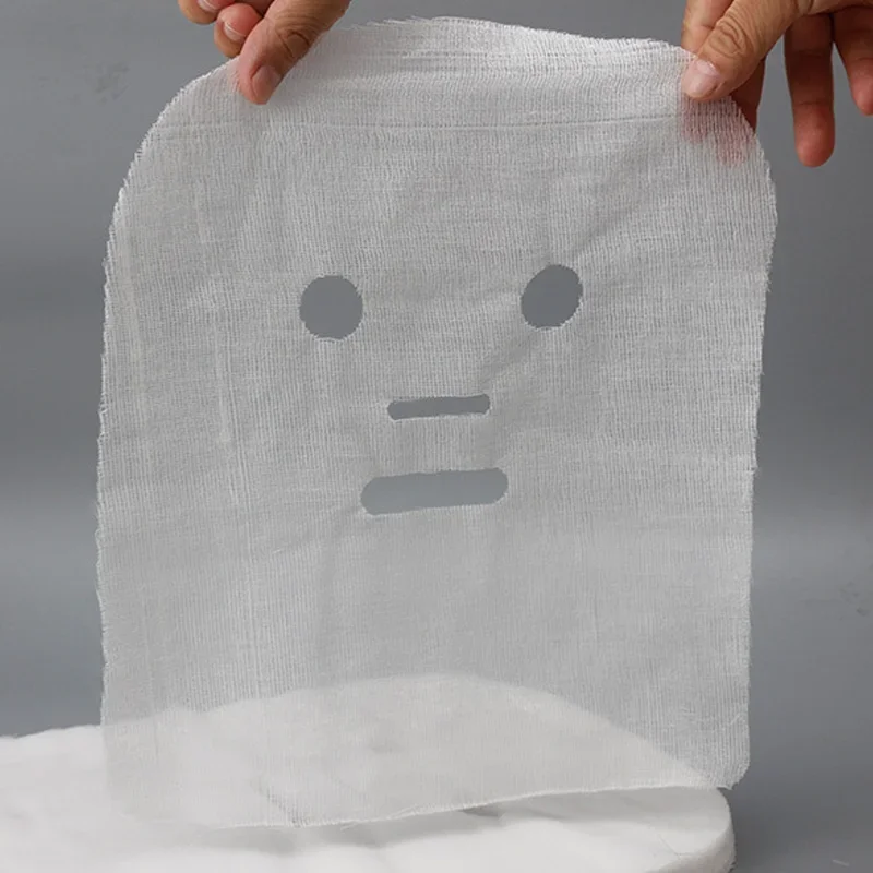 Sheet Face Mask Pack - 100pcs/bag 25x30cm Soft Disposable Gauze Face