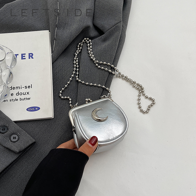 Beauty Makeup News - Silver Mini Cute Crossbody Bags for