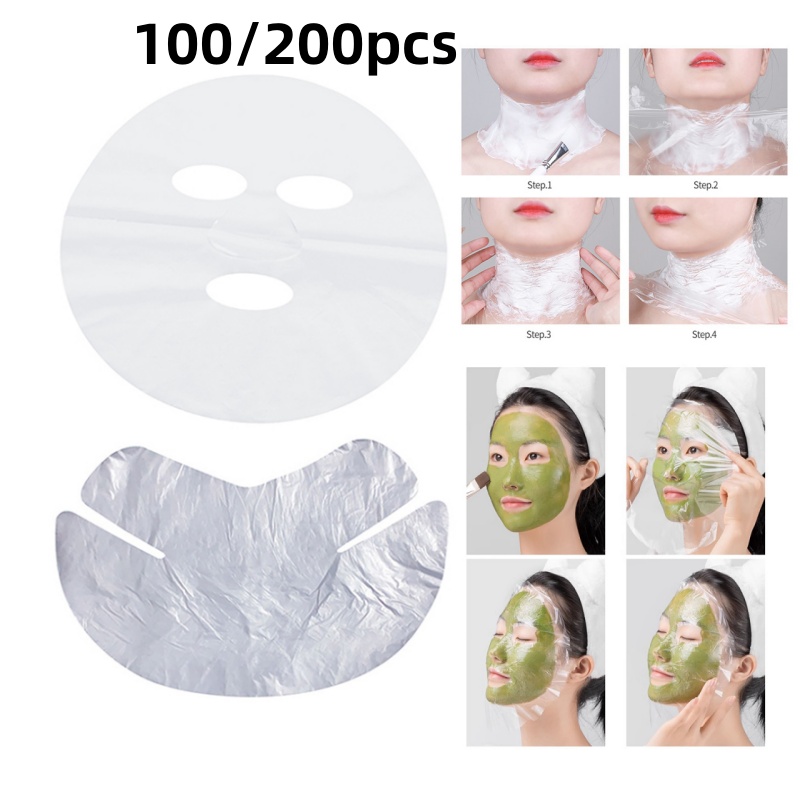 Sheet Face Mask Pack - Masks Wrap Face Plastic Film Full