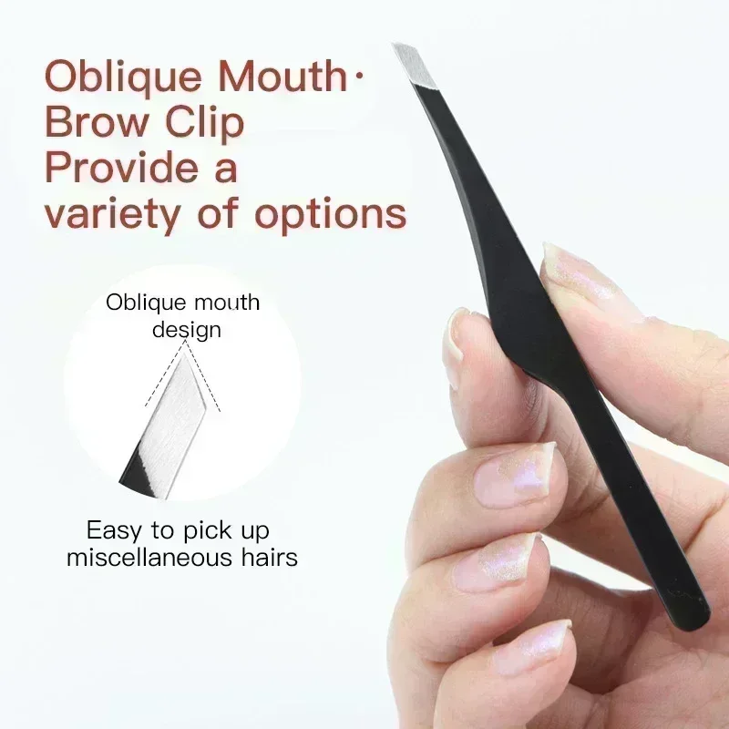 Eyebrow Tweezers Slant Stainle – Beauty Flower Makeup recenzja i cena