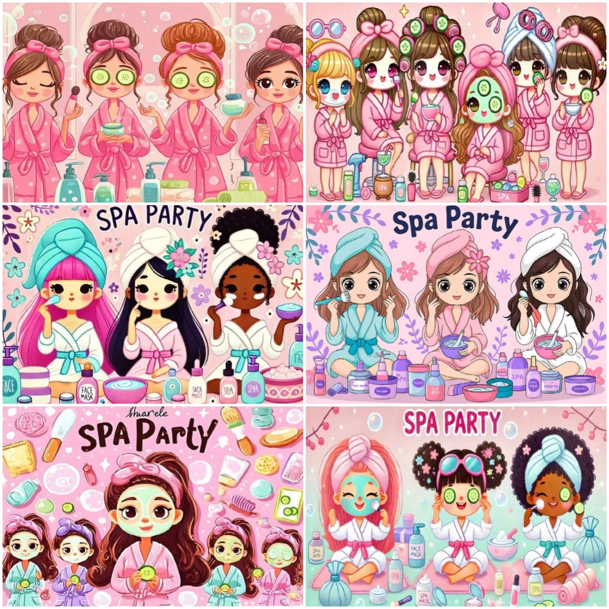 Cartoon Girls Spa Party Decora – Beauty Makeup Events recenzja i cena