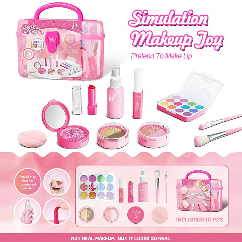 10 Pcs/set Simulation Pretend  – Beauty Makeup Kit For Kids recenzja i cena