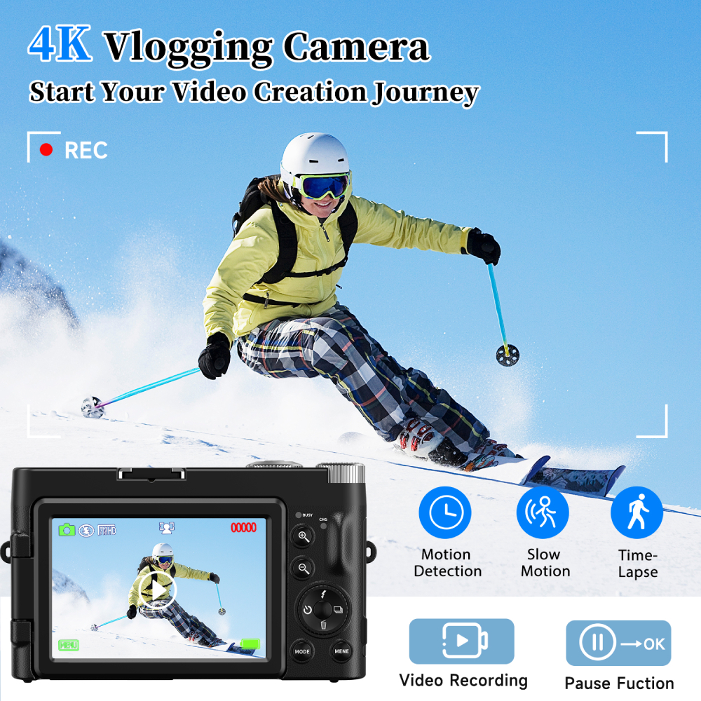 4K 48MP Compact Vlogging Camer – Beauty Makeup News recenzja i cena