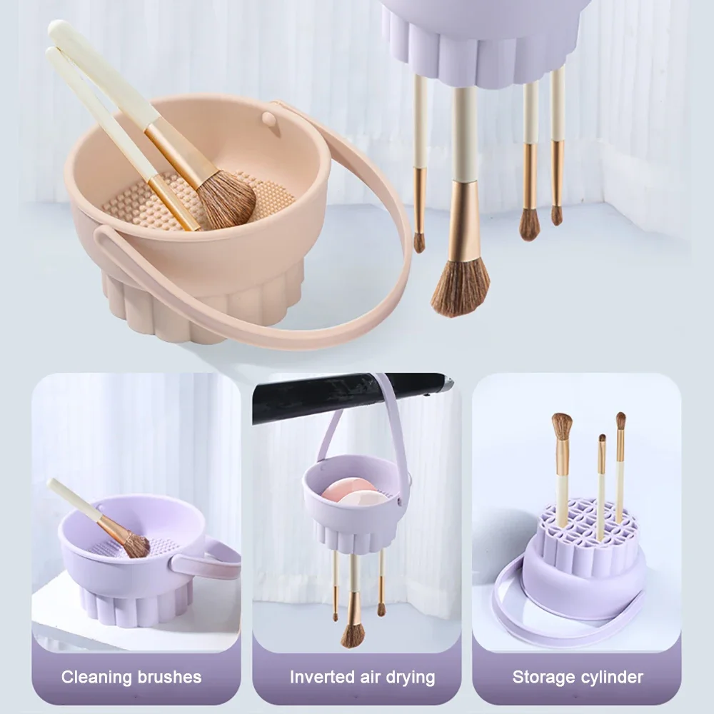 1PC Silicone Washing Bowl Make – Beauty Makeup Tools recenzja i cena