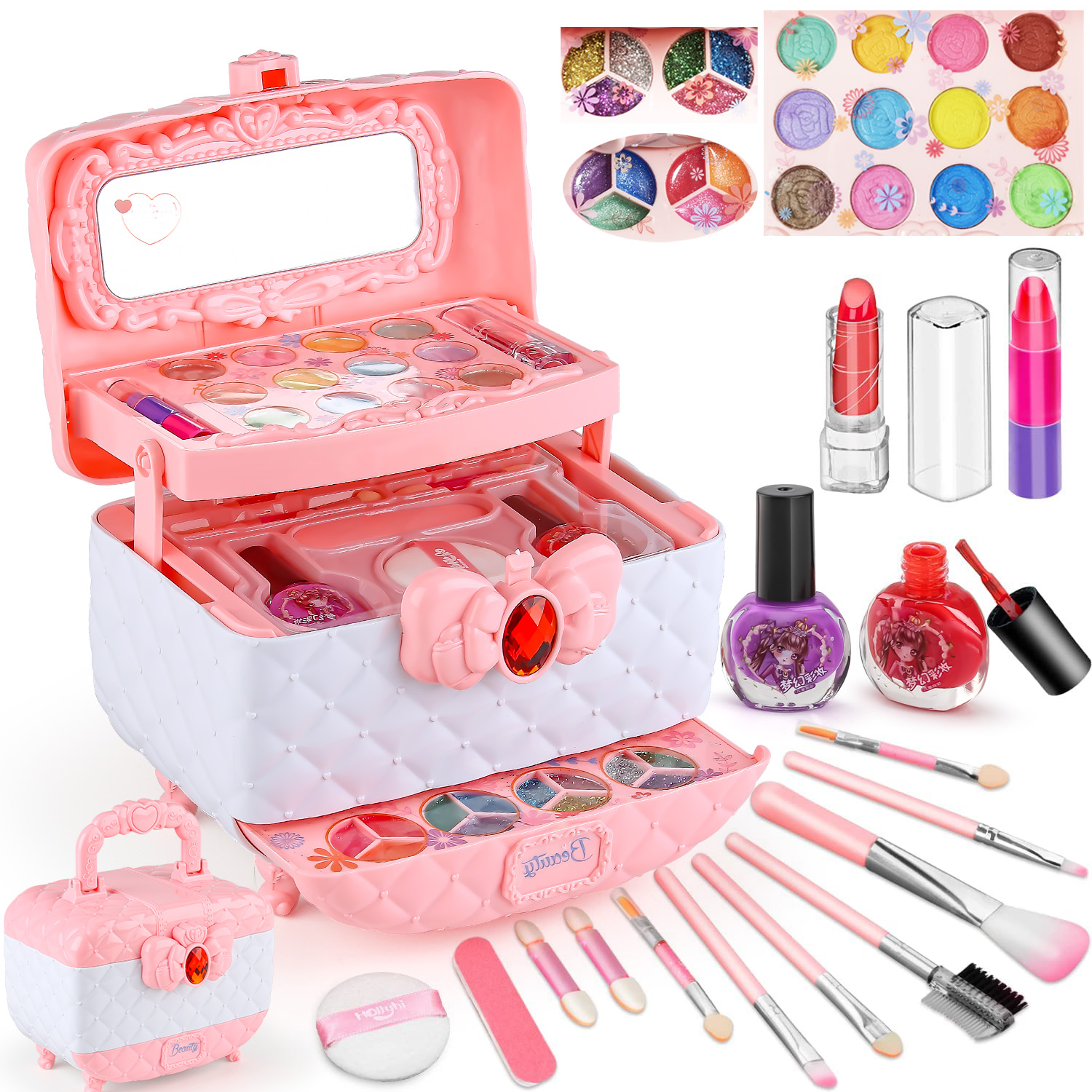 Kids Makeup Toy Kit for Girls, – Beauty Makeup Kit For Kids recenzja i cena