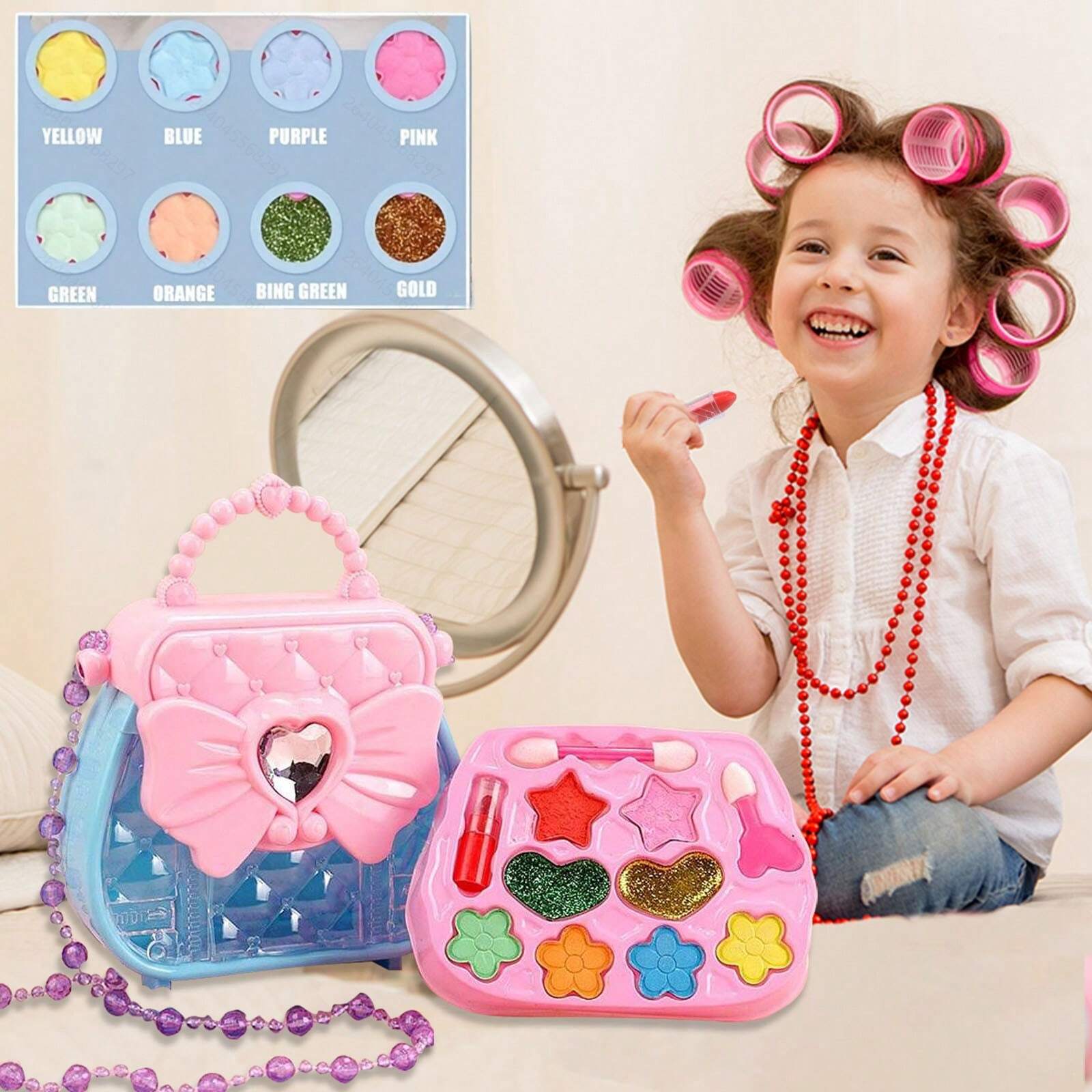 Kids' Dress-Up Toy Set: Makeup – Beauty Makeup Kit For Kids recenzja i cena