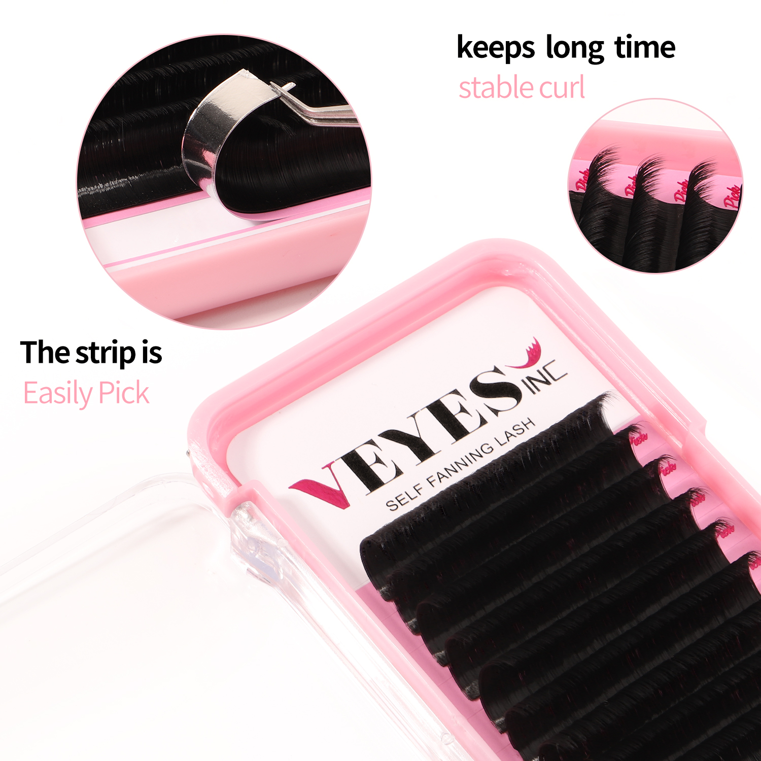 Veyes Inc Easy Fanning Eyelash – Beauty Flower Makeup recenzja i cena