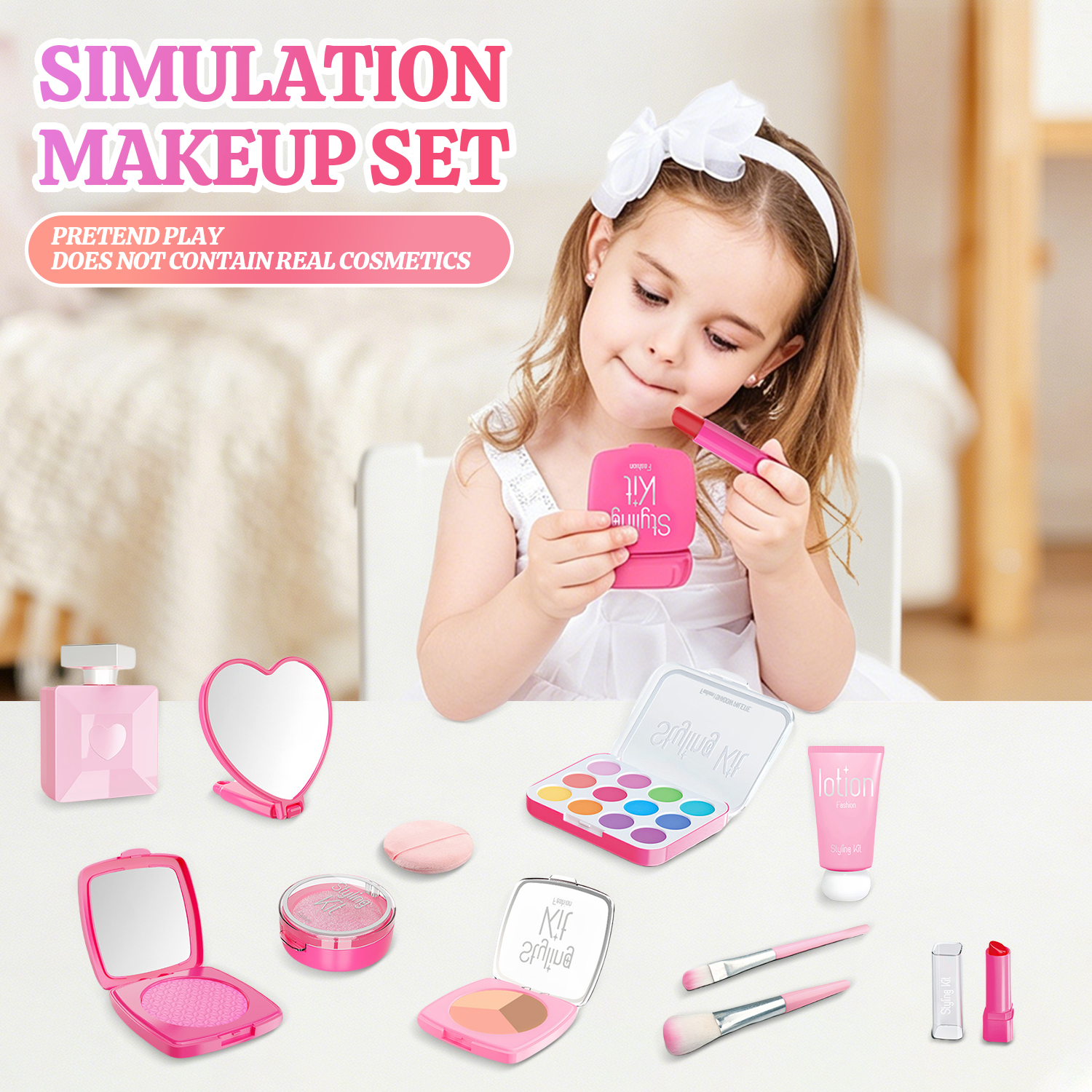 Child Girl Makeup Career Role  – Beauty Makeup Kit For Kids recenzja i cena