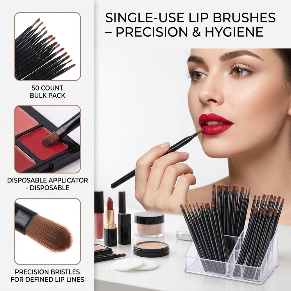 50/100pcs Disposable Lip Brush – Beauty Makeup Tools recenzja i cena