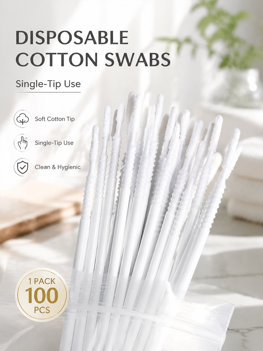 Disposable Long Cotton Swabs E – Beauty Makeup Tools recenzja i cena