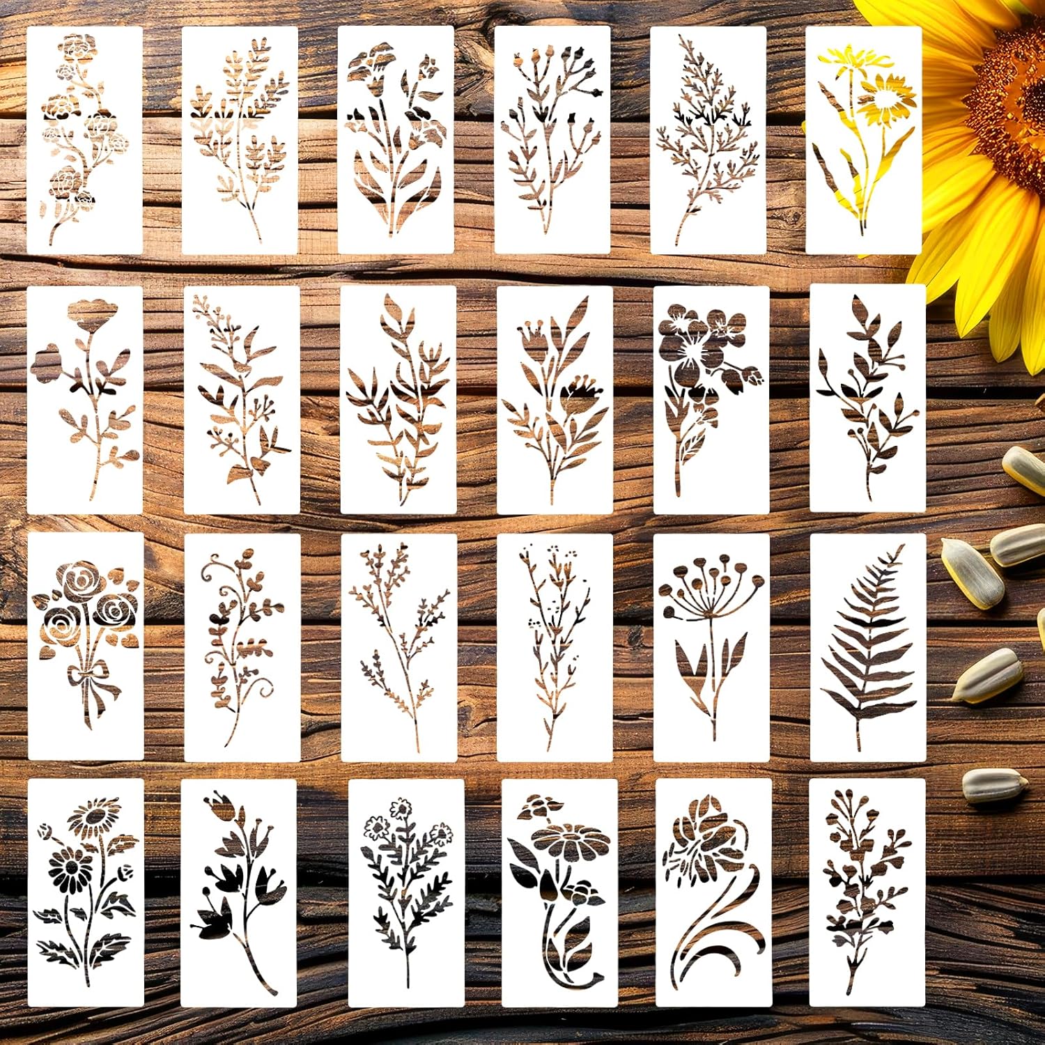 24pcs/Set Wildflower Stencils  – Beauty Makeup Kit For Kids recenzja i cena
