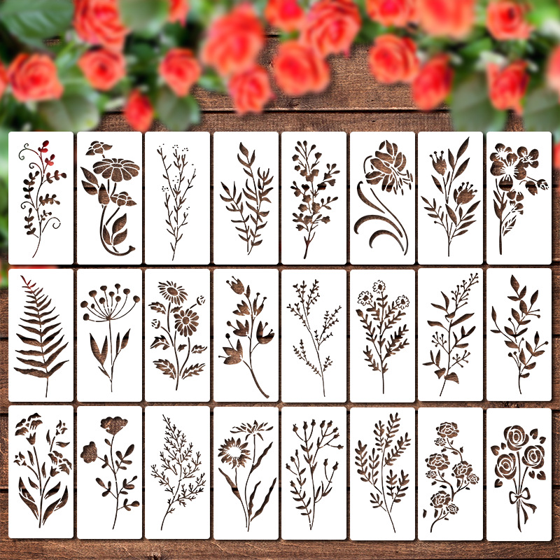 24pcs/Set Wildflower Stencils  – Beauty Makeup Kit For Kids recenzja i cena