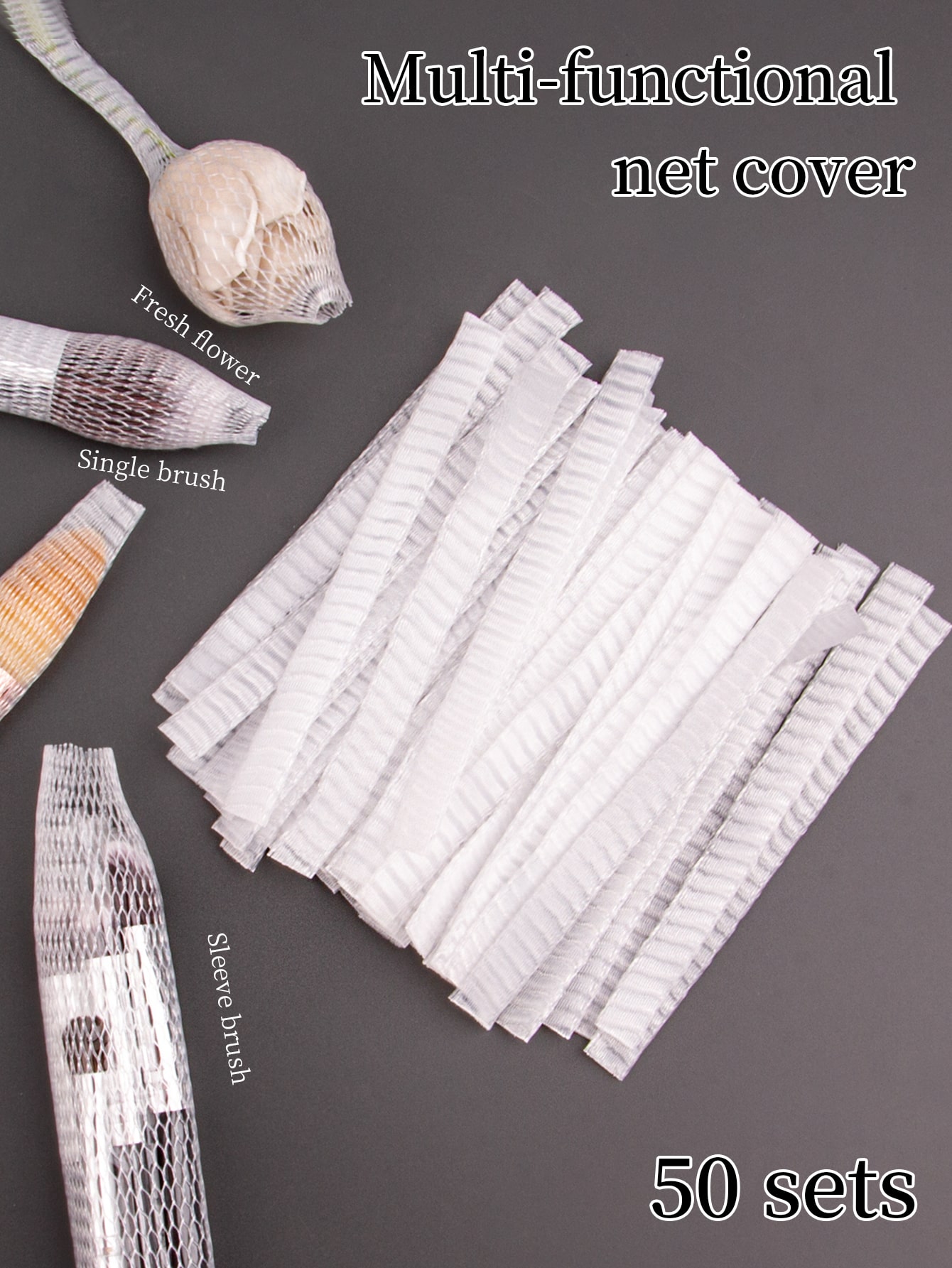 50PCS Makeup brush protective  – Beauty Flower Makeup recenzja i cena