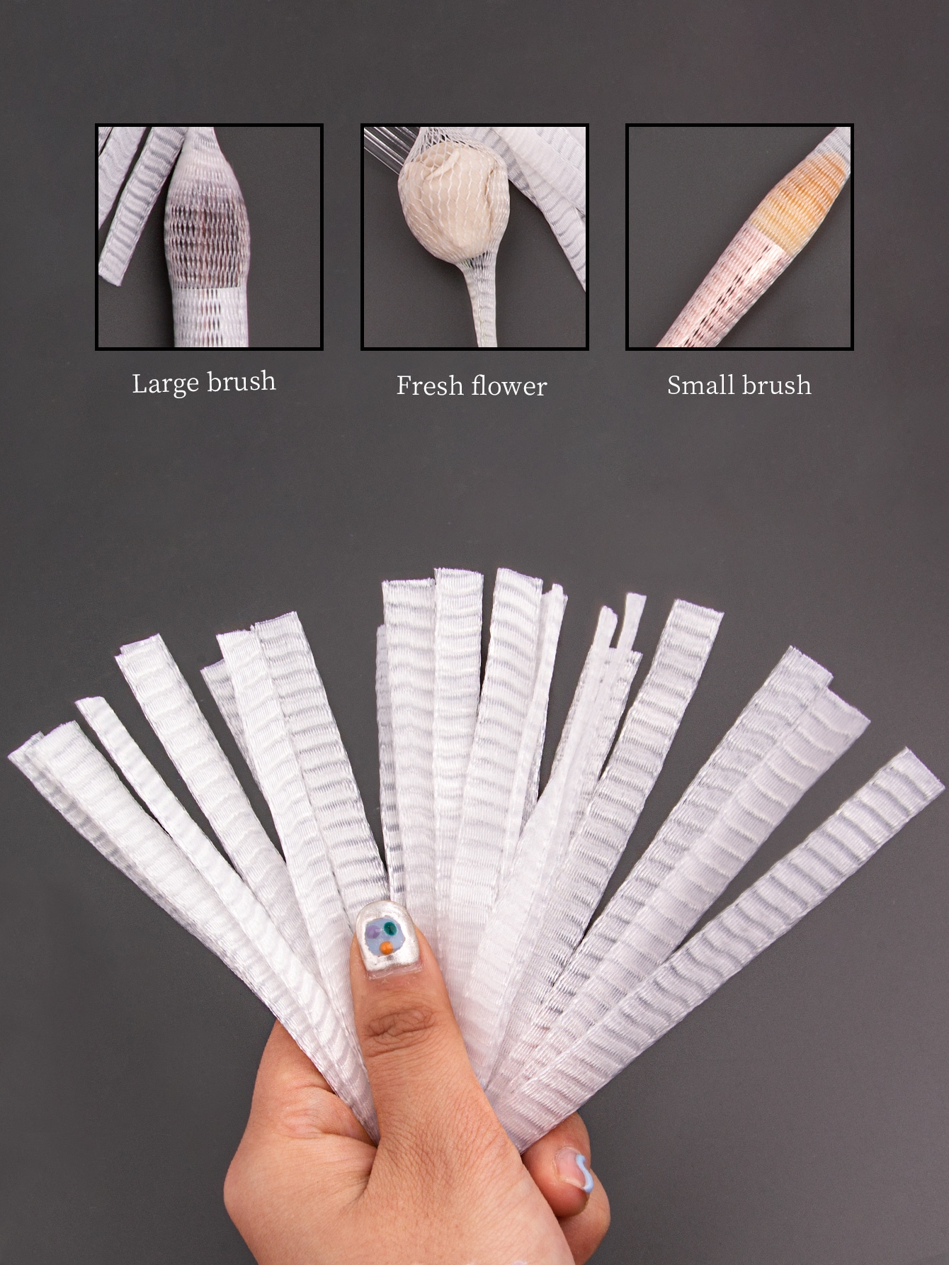 50PCS Makeup brush protective  – Beauty Flower Makeup recenzja i cena