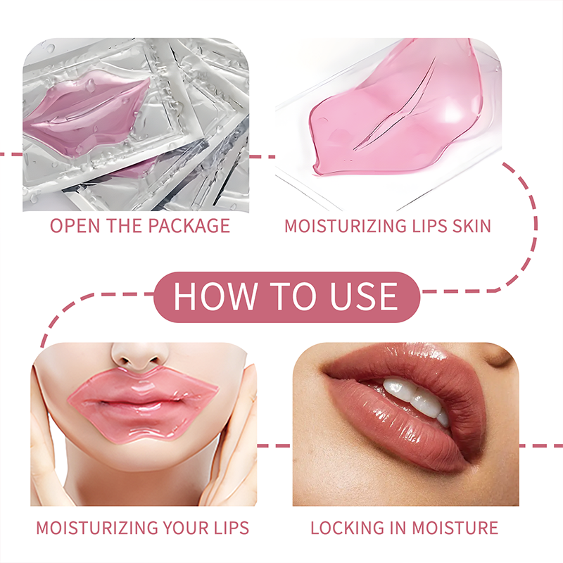 20Pcs/Box Pink Lips Masks Shee – Sheet Face Mask Pack recenzja i cena