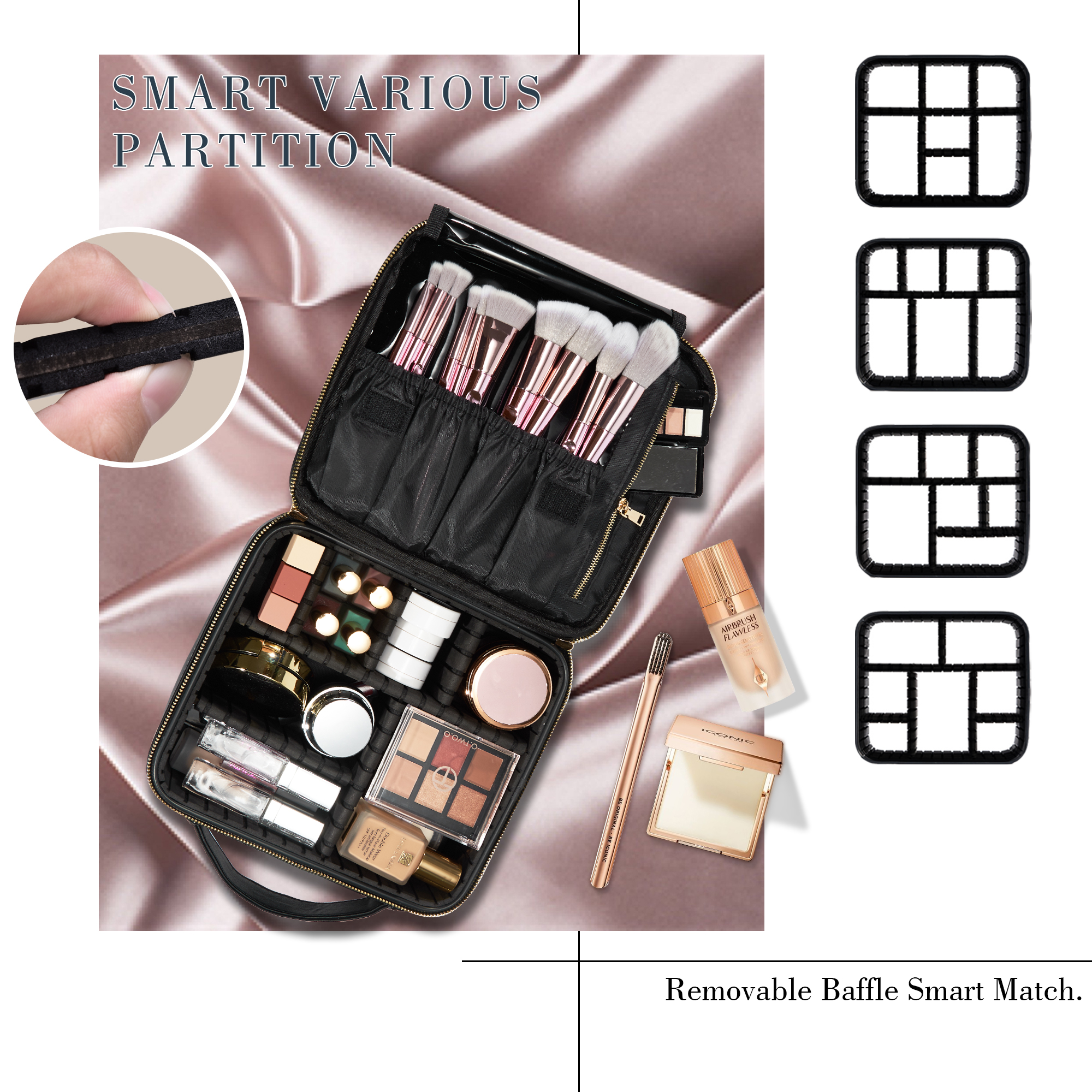 Cosmetic Case Makeup Bag Vanit – Beauty Makeup Tools recenzja i cena