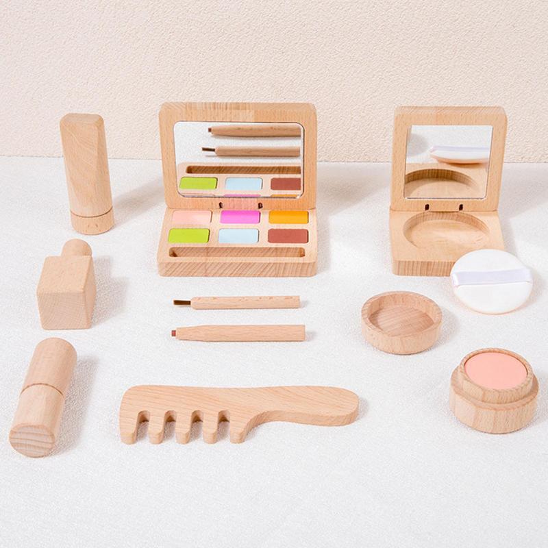 Toy Makeup Set For Girls Woode – Beauty Makeup Kit For Kids recenzja i cena