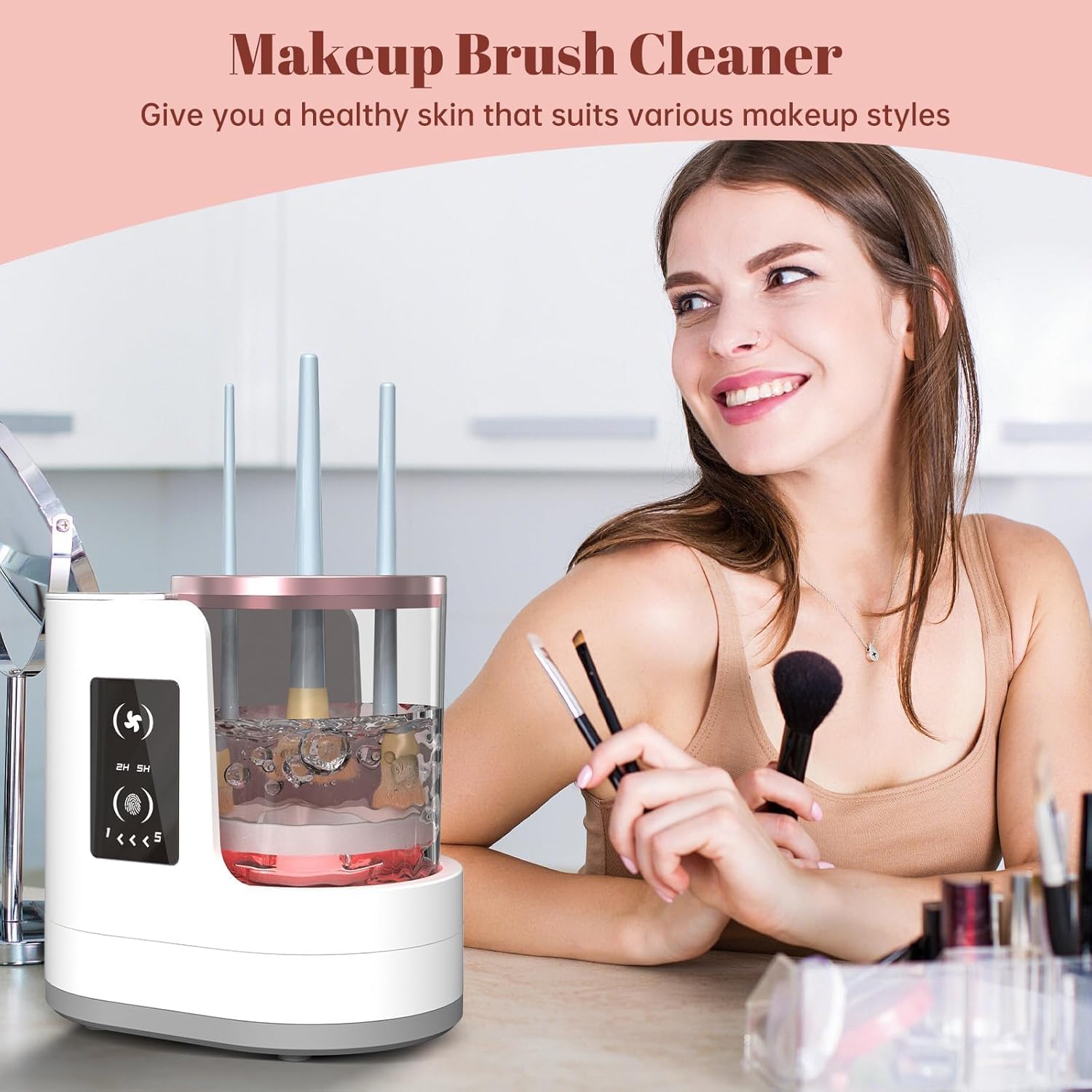 Automatic Rotating Makeup Brus – Beauty Makeup Tools recenzja i cena