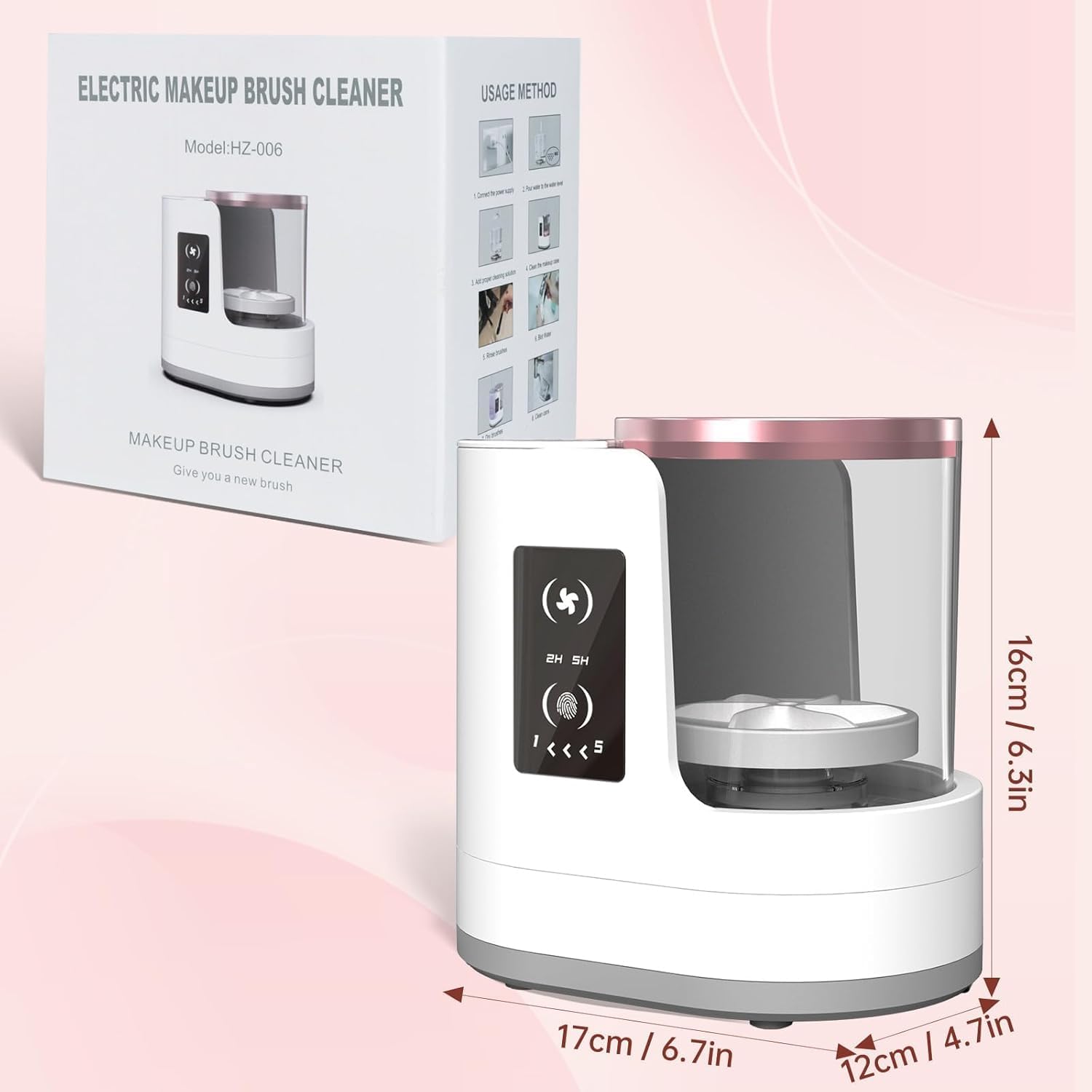 Automatic Rotating Makeup Brus – Beauty Makeup Tools recenzja i cena
