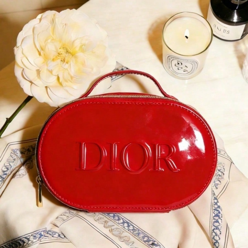 Dior’s Bag Red Cosmetic Bag Lu – Beauty Makeup Logo Design recenzja i cena