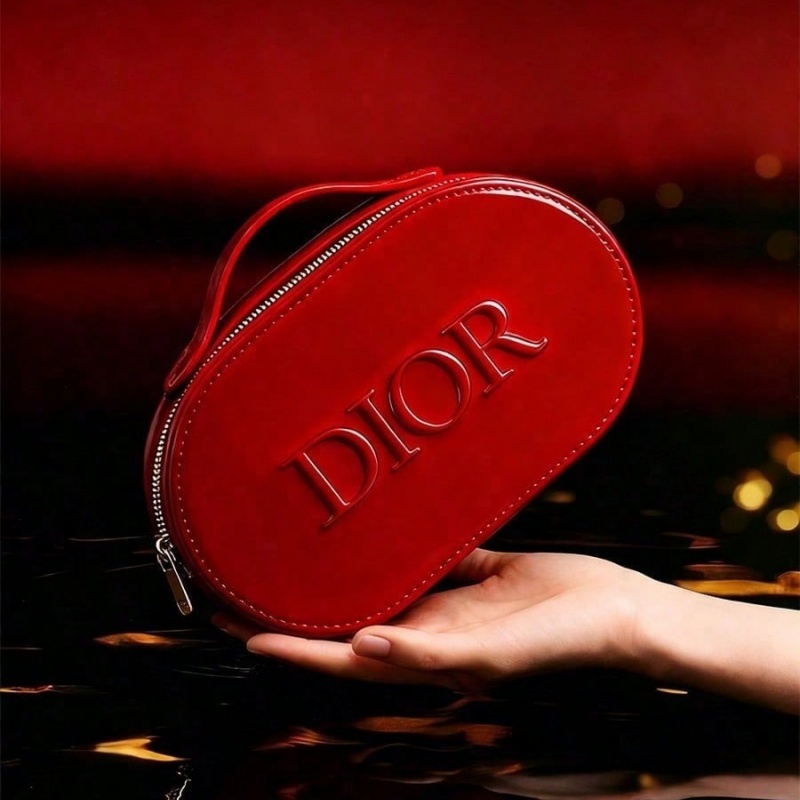 Dior’s Bag Red Cosmetic Bag Lu – Beauty Makeup Logo Design recenzja i cena