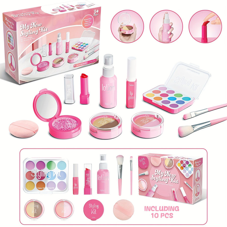 Kids Pretend Makeup Toy Set, N – Beauty Makeup Kit For Kids recenzja i cena