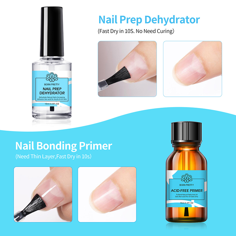 BORN PRETTY 2pc 15ml Nail Prim – Nail Dehydrator Primer recenzja i cena