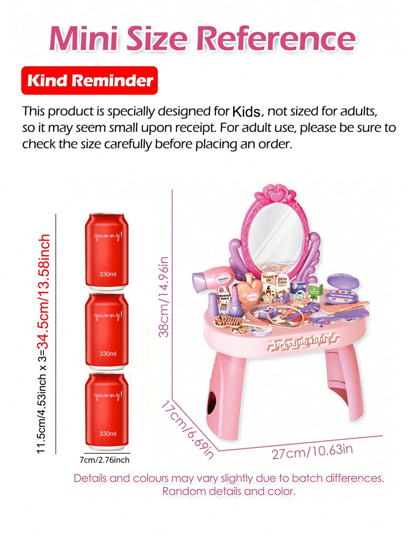 Kids Princess Vanity Dressing  – Beauty Makeup Kit For Kids recenzja i cena