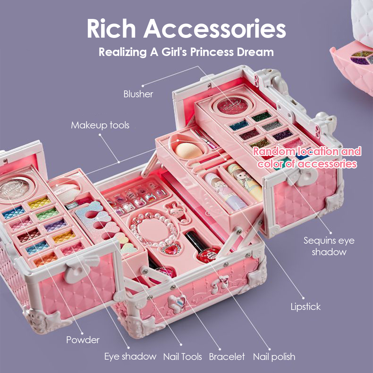 Kids Makeup Kit for Girls Prin – Beauty Makeup Kit For Kids recenzja i cena