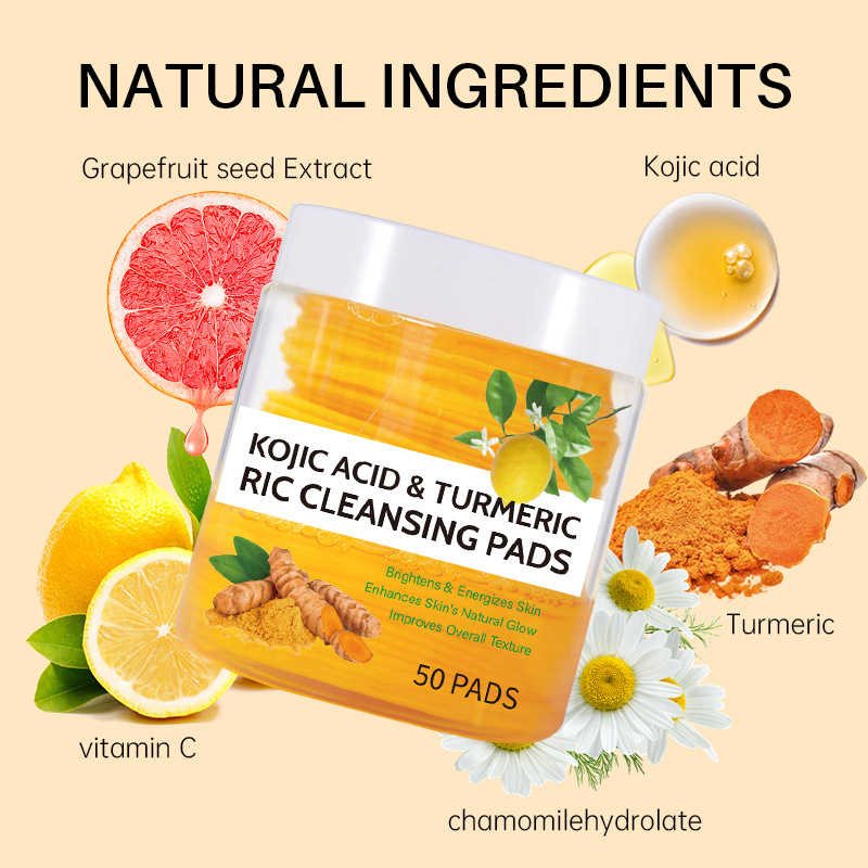 50pcs Turmeric Cleansing Pads  – Beauty Makeup Events recenzja i cena