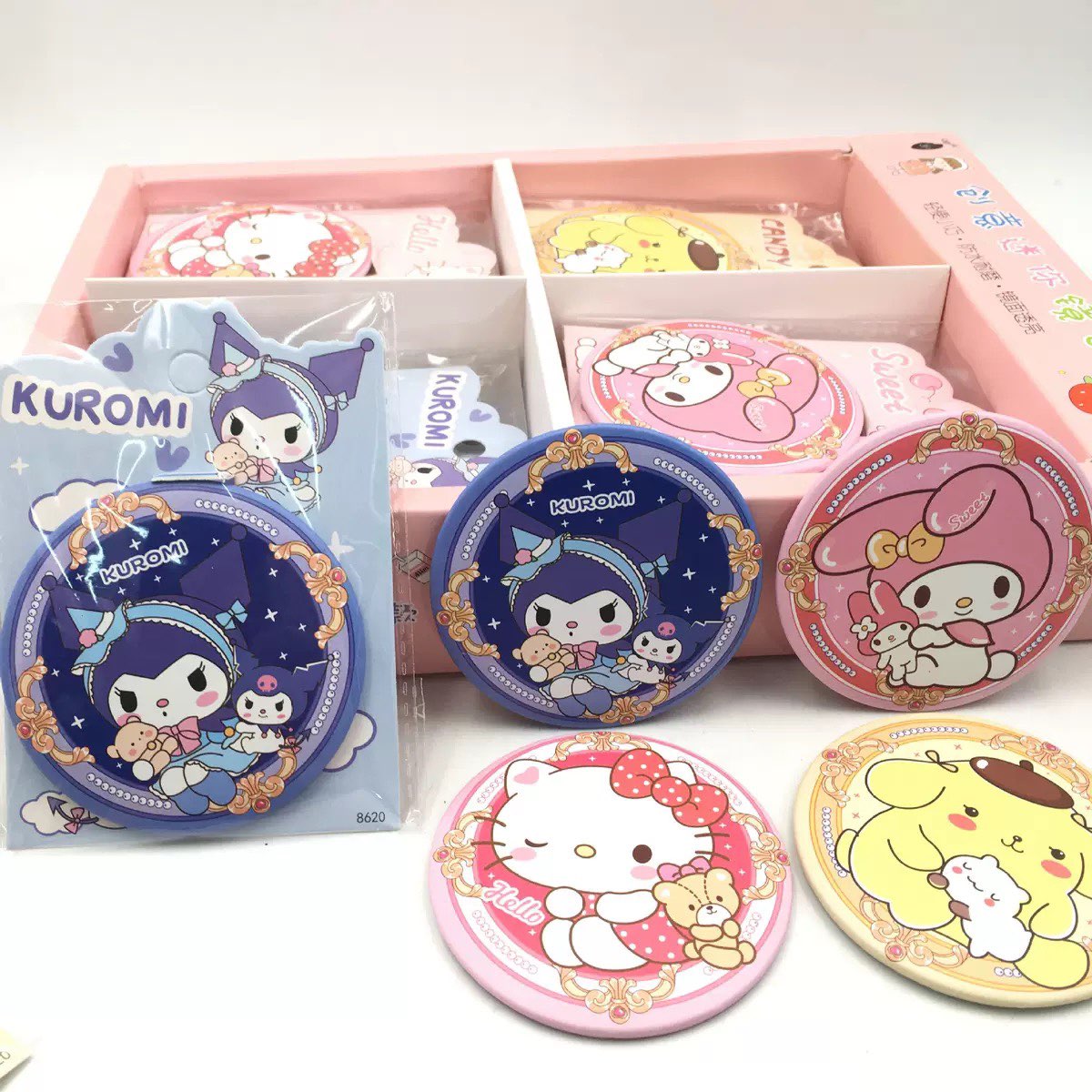 Sanrio Mini Mirror Kuromi My M – Beauty Makeup Kit For Kids recenzja i cena
